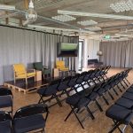 Zukunftsfeld mit Bühne, Stellmöglichkeit